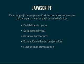 Desarrollo web Front End | PDF