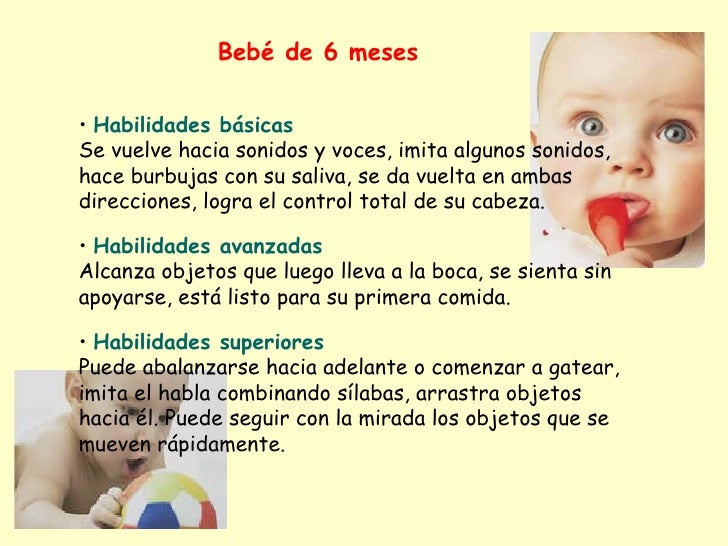 estimulacion bebe 6 meses