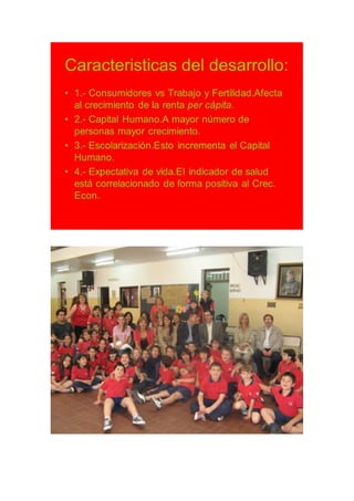 Desarrollo y subdesarrollo