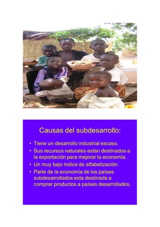 Desarrollo y subdesarrollo