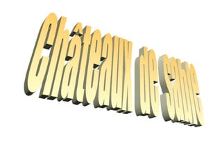 Châteaux  de  sable  