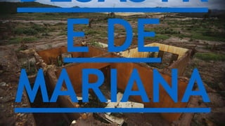 DESASTR
E DE
MARIANA
 