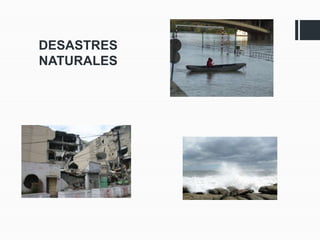 DESASTRES 
NATURALES 
 
