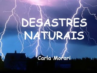 DESASTRES NATURAIS Carla Morari 