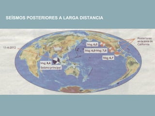 SEÍSMOS POSTERIORES A LARGA DISTANCIA
 