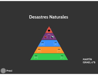 Desastres naturales - Martín Israel