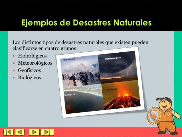 Desastres naturales