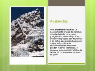 Desastres naturales | PPTX