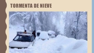 TORMENTA DE NIEVE
 