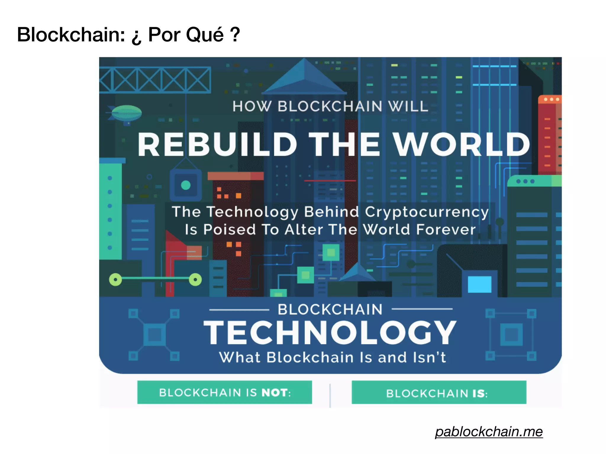 Blockchain: ¿ Por Qué ?
pablockchain.me