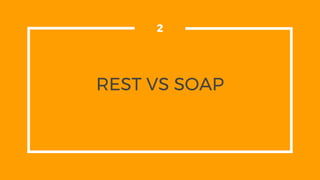 REST VS SOAP
2
 