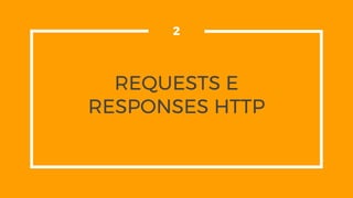 REQUESTS E
RESPONSES HTTP
2
 