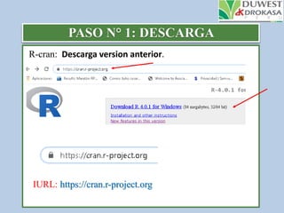 Descarga e instalación del programa r-cran | PPTX