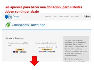 Les aparece para hacer una donación, pero ustedes
deben continuar abajo
 