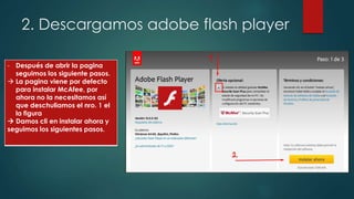 Descargar e instalar Adobe Flash Player | PPTX