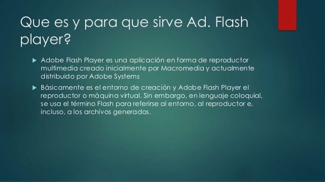 Descargar e instalar Adobe Flash Player