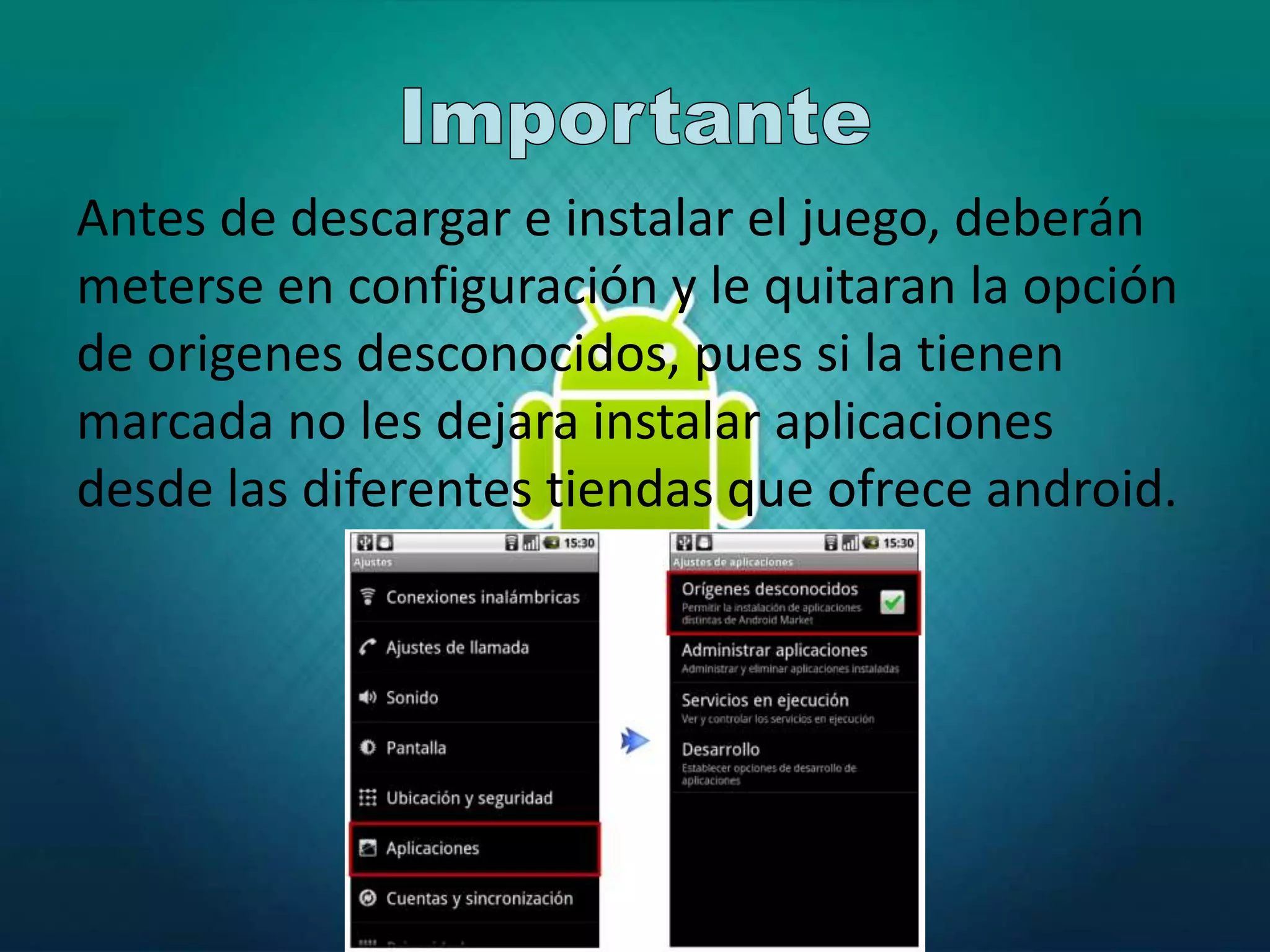 Descargar e instalar juegos o aplicaciones | PPT