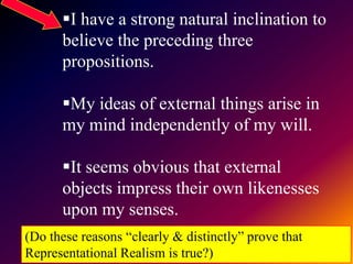 Strong Inclination Descartes lecture 10 | PPT