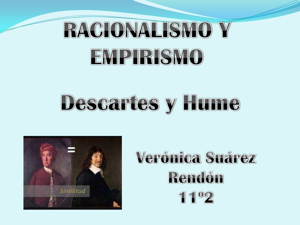 Descartes y hume