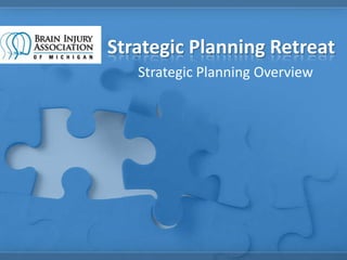 Strategic Planning Retreat
   Strategic Planning Overview
 