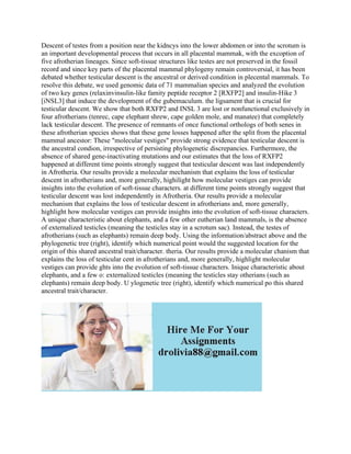 Descent of testes from a position near the kidncys into the lower abdo.pdf