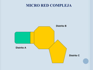 MICRO RED COMPLEJA Distrito A Distrito B Distrito C 