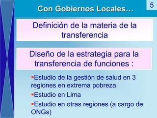 Descentralizacion general DE LA SALUD | PDF