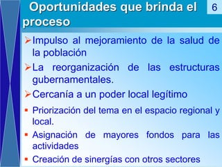 Descentralizacion general DE LA SALUD | PDF