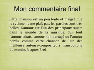 Des Chansos Pour Toujours