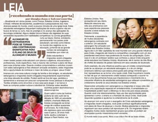 ...Atualmente em vários países, como França, Estados Unidos, Inglaterra
e Brasil, milhares de estudantes, acadêmicos e pesquisadores dos mais
diversos países do mundo, vivem a poucos minutos de uma igreja local. Estes
estudantes estrangeiros frequentam instituições de ensino superior não em
busca de terras ou ouro, mas do prestígio e no avanço das aplicações da
tecnologia ocidental. Alguns destes futuros líderes vão regressar às suas
sociedades equipados com habilidades competitivas na corrida geopolítica
rumo ao futuro. Outros, entretanto,
permanecerão nos países onde
estudaram, servindo como líderes
no mundo dos negócios ou na
educação, juntando-se ao grande
número de estrangeiros
residentes que vivem ali.
Estes estudantes e
imigrantes recém-chegados
vivem nestes países onde estudam com planos e objetivos, educacionais e
profissionais, muito específicos, mas a maioria não conhece o plano de Deus
para suas próprias vidas. Quando cristãos comprometidos e solícitos cruzam
com estes estrangeiros e lhes oferecem amizade verdadeira, estes imigrantes
têm a oportunidade de conhecer o maior de todos os amigos: Jesus Cristo!
Imersos em uma nova cultura e longe da família e dos amigos, os estudantes
estrangeiros e imigrantes recém-chegados frequentemente experimentam
uma dose elevada de solidão. Podem sentir-se fora de lugar, perdidos e
apreensivos e ansiosos em procurar compreender novas pessoas e situações.
Tarefas simples como encontrar a nova casa para alugar, ir ao banco e
fazer as compras podem sufocar e atordoá-los. Enfrentar estes desafios
sozinhos podem desmotivá-los e
desencorajá-los.
Quem sabe o rumo da história
poderia ter sido outro se na
década de 1920 um estudante
solitário, chamado Matsuoki,
tivesse conseguido se tornar
amigo de cristãos acessíveis
e amorosos. Ao invés disso,
ele regressou para sua própria
casa e país e, 20 anos mais
tarde, ajudou a planejar o
ataque a Pearl Harbor, nos
[recebendoomundoemsuaporta]
pordouglasshaw e bobnorsworthy
LEIA
ALCANÇAR OS
ESTRANGEIROS
PODE SE TORNAR
UMA CONTRIBUIÇÃO
SIGNIFICATIVA PARA
O PLANO DE DEUS DE
ALCANÇAR O MUNDO.
“ ”
Estados Unidos. Nas
anotações em seu diário,
Matsuoki relaciona seu
ódio aos americanos com
suas experiências pessoais
durante a breve estada nos
Estados Unidos.
Felizmente, a experiência
de muitos estudantes
estrangeiros contrasta com
a anterior. Um estudante
estrangeiro fez amizade com
cristãos dos Estados Unidos.
Agora ele é um líder capitalista de nível mundial com uma grande influência
para Cristo, chegando até mesmo a compartilhar o evangelho com um dos
presidentes executivos mais poderosos do mundo da computação. Outro
caso é o de um professor asiático que conheceu a Jesus Cristo enquanto
ainda estudava nos Estados Unidos. Atualmente, ele é mentor de três filhos
de chefes de estados de países islâmicos em seus estudos de doutorado.
Outro exemplo, de uma influência positiva que um cristão compromissado
pode ter ao alcançar um estudante estrangeiro, é o de um clérigo
americano islâmico que estava preocupado pelo perigo iminente que o
Iran representava ao se tornar uma nação cristã. Este muçulmano insistia
no fato de que um reavivamento cristão estava começando a ocorrer no
Iran e uma das primeiras forças que impulsionava o movimento era a
crescente influência de estudantes estrangeiros que voltavam convertidos ao
cristianismo durante os seus estudos nos Estados Unidos.
Desenvolver amizades com estrangeiros ou imigrantes à nossa volta não
exige uma capacitação especial em entretenimento. A amabilidade e a
hospitalidade podem fazer a diferença no dia-a-dia para essas pessoas.
Quando você cria relacionamentos, faça uso das oportunidades para
apresentar o amor, o ensino e o chamado de Jesus Cristo. Você pode
responde questões e ajudá-los no entendimento da fé cristã.
Ao alcançar com amor e com o evangelho de Cristo estudantes estrangeiros
e imigrantes recém-chegados, você pode contribuir significativamente
com plano de Deus de alcançar o mundo. Muitos estudantes e imigrantes
regressam aos seus países e ali reproduzem a fé. Os imigrantes recém-
chegados muitas vezes representam grupos que antes só podiam ser
alcançados quando missionários eram enviados.
O mundo está à sua porta. Abra a sua vida e lhe dê as boas vindas.
[29
 