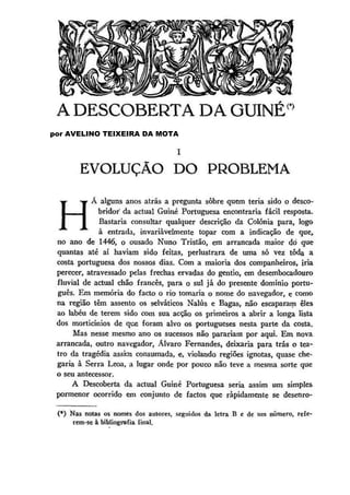 por AVELINO TEIXEIRA DA MOTA<br />Boletim Cultural da Guiné Portuguesa, Volume I, 1946<br />