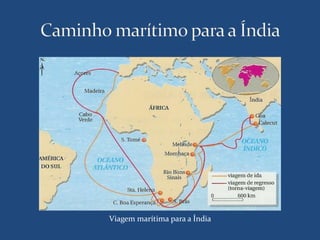 Viagem marítima para a Índia 
 