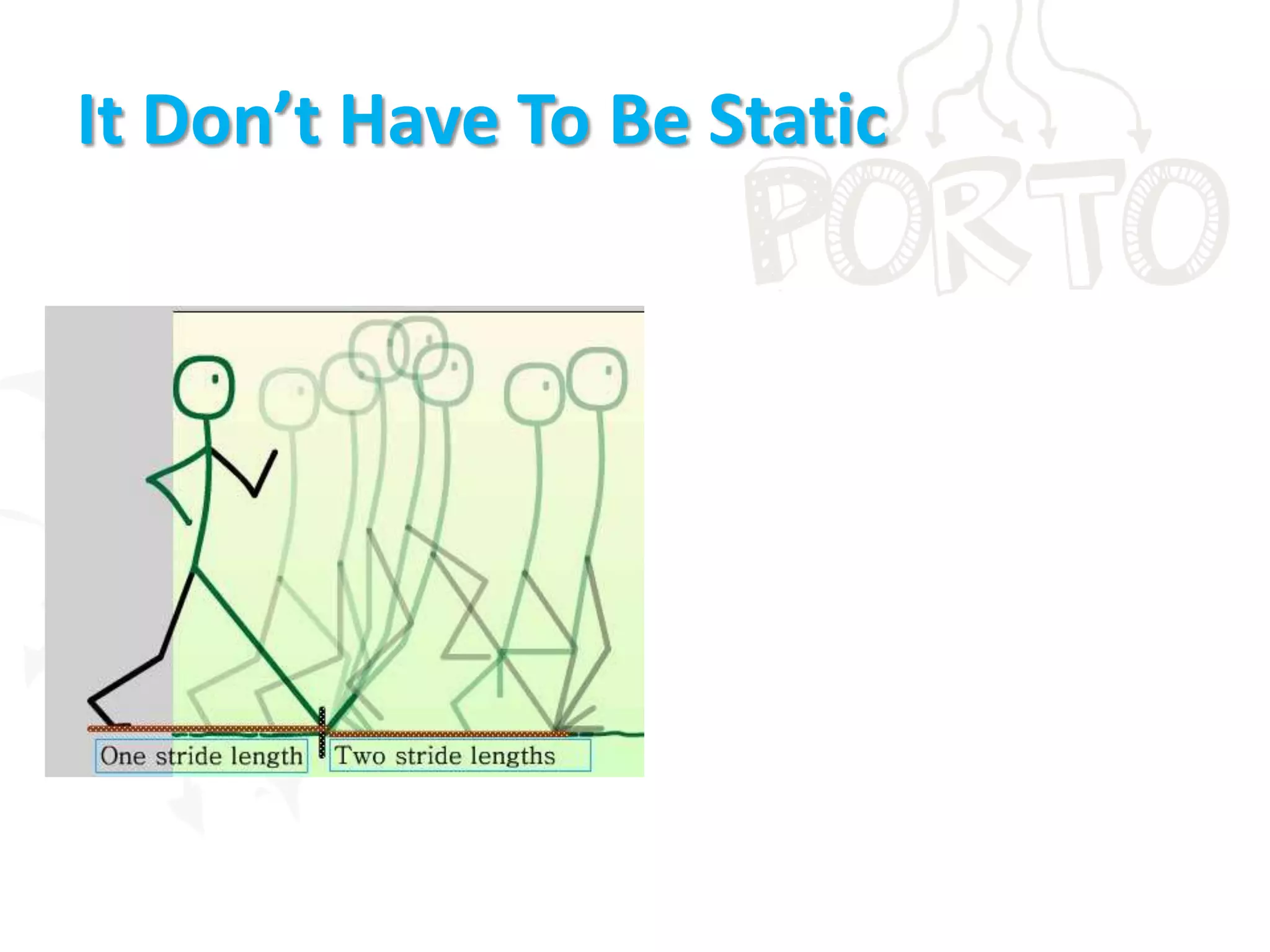 It Don’t Have To Be Static