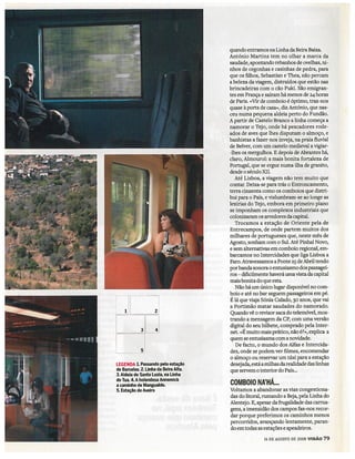 Descobrir portugal de comboio 2008