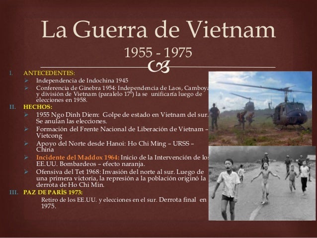 Descolonización - Guerra de Vietnam
