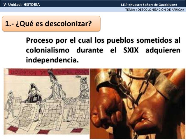 Descolonización africa