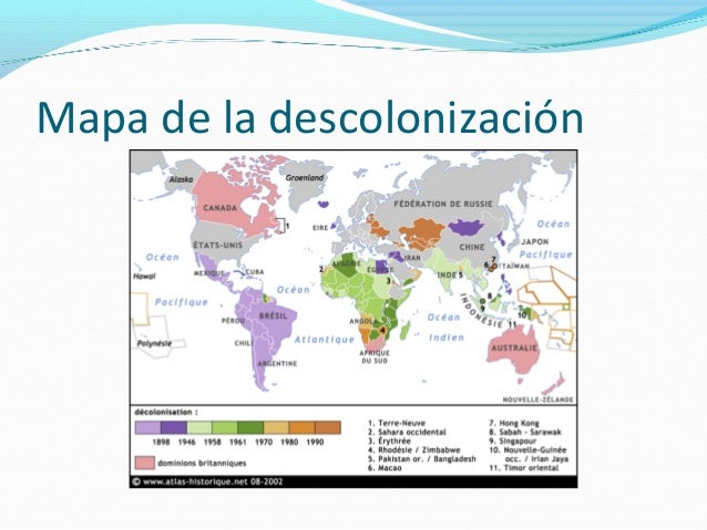 Descolonizacion de asia y africa