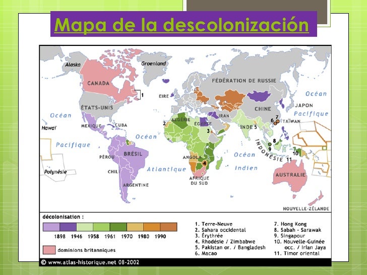 Descolonizcion de africa y asia