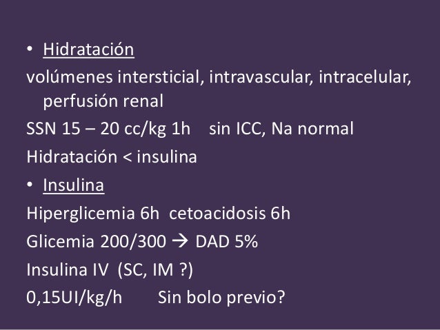 Descompensaciones agudas de la diabetes Descompensaciones agudas de la diabetes