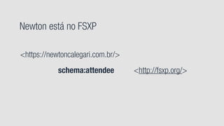 Newton está no FSXP
<https://newtoncalegari.com.br/>
schema:attendee <http://fsxp.org/>
 
