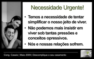 SorenKierkergaardEu gosto muito dessa definição, pois faz a vida depender da reflexão e da esperança; pensar sobre o que já vivemos e com isso pavimentar a estrada para o futuro.Cong. Casais | Maio 2009 | Descomplique o seu casamento