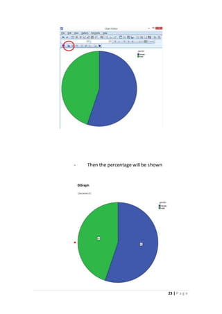 23 | P a g e
- Then the percentage will be shown
 