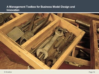 A Management Toolbox for Business Model Design and Innovation 