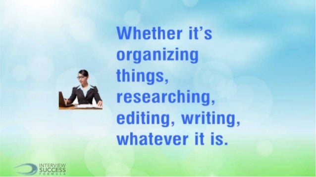 what is your ideal work environment