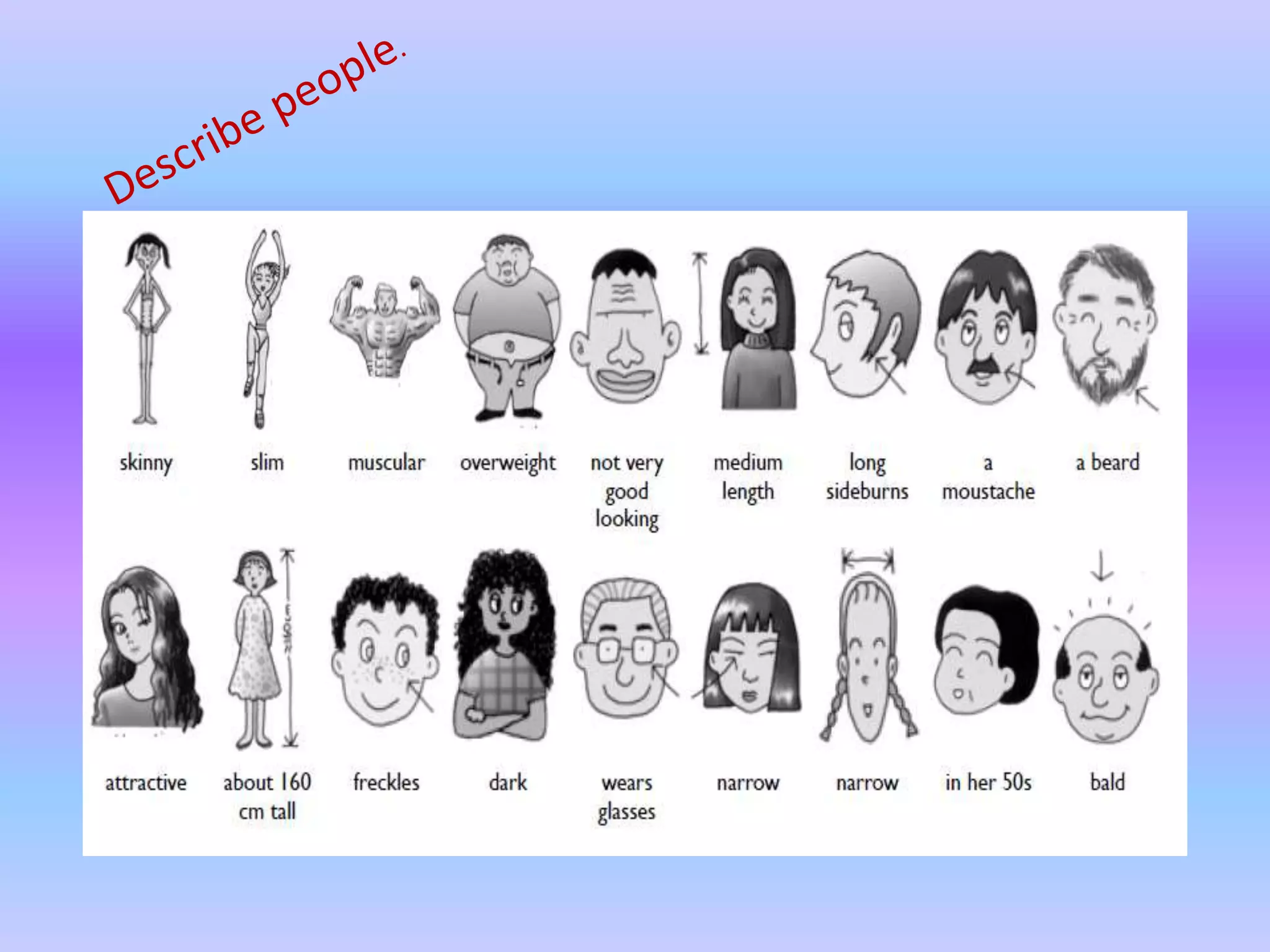 Describe people | PPTX