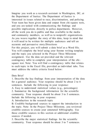 Describe the major statistical findings for the scientific communi | DOCX