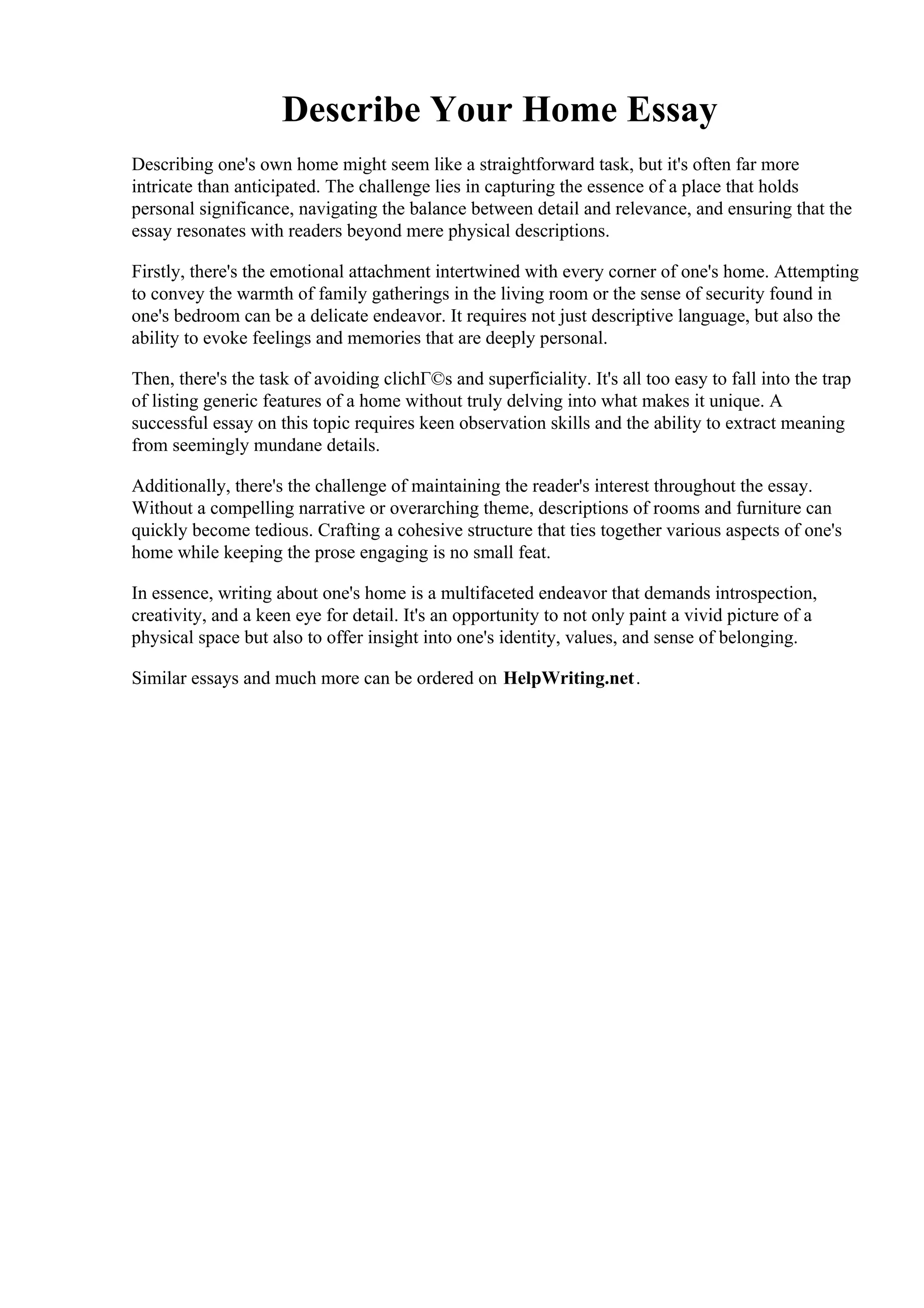 Describe Your Home Essay.pdf