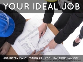 Prepare for the "Ideal Job" Job Interview Question