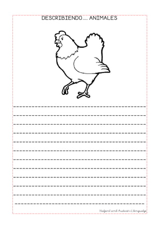 DESCRIBIENDO.... ANIMALES
___________________________________________
___________________________________________
________...