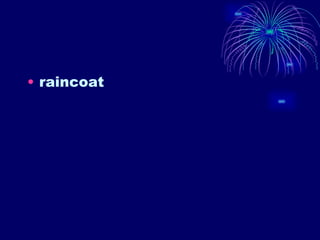 raincoat 